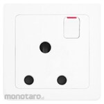 Hager 15A Single Switched Socket