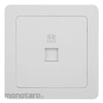 Hager Stop Kontak 1-Gang Jaringan RJ11 (Data Socket)