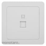 Hager Stop Kontak 1-Gang Jaringan RJ45 CAT.6 (Data Socket)