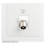 Hager Stop Kontak 1-Gang TV (TV Socket)