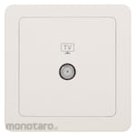 Hager Stop Kontak 1-Gang TV Tipe F (TV Socket)