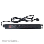 Indorack Stop Kontak PDU 6-Gang (Power Distribution Unit)