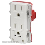 Jimbo Electric Grounding Double Outlet With Earth Terminal