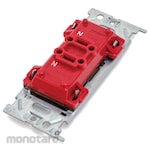 Jimbo Electric New Mildby Embedded Double Outlet Metal Frame