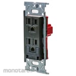 Jimbo Electric Stop Kontak Arde 2-Gang - Metal Frame (Power Socket Grounded)