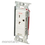 Jimbo Electric Stop Kontak Arde Tegangan Tinggi - Metal Frame (Power Socket Grounded)