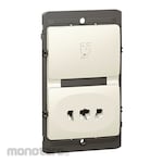 Legrand Stop Kontak Shave Mallia Series (Power Socket/Power Outlet)