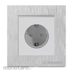 MASKO Stop Kontak Krista Silver Series (Power Socket/Power Outlet)