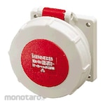 Mennekes Stop Kontak Panel Industri Tahan Air IP67 16-32A with Cover (Power Outlet)