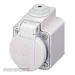Mennekes Stop Kontak Schuko Wall Mounted Industrial with Cover (Power Outlet)