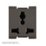 NERO Electric Stop Kontak Stainless 118 T8 Modules (Power Socket/Power Outlet)