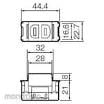 Panasonic Cosmo Series Embedded Outlet