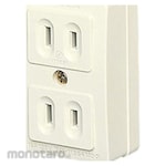 Panasonic Stop Kontak 2-Gang (Power Socket/Power Outlet)