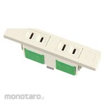 Panasonic Stop Kontak 2-Gang Mini For Furniture (Power Socket/Power Outlet)