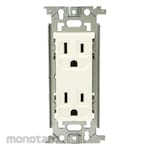 Panasonic Stop Kontak Arde 2-Gang - Recessed (Power Socket Grounded)