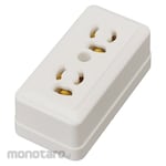 Panasonic Stop Kontak Arde 2-Gang - Retaining (Power Socket Grounded)