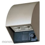 Panasonic Stop Kontak Arde 2-Gang Anti Air (Power Socket Grounded Waterproof)