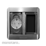 Panasonic Stop Kontak CP Double Duplex + Blank (Power Socket/Power Outlet)