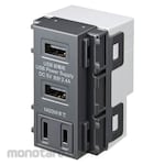 SANWA SUPPLY Embedded USB Power Outlet With Ac