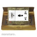 SIMON ELECTRIC Stop Kontak Lantai Multi-Standard Socket + Data Port (Floor Power Socket)