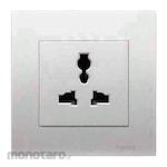 Schneider Electric Power Socket 1 Gang Universal 3-Pins Vivace Series (Stop Kontak)