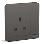 Schneider Electric Stop Kontak 1-Gang + Saklar LED AvatarOn British Series (Power Socket/Power Outlet)