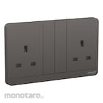 Schneider Electric Stop Kontak 2-Gang + Saklar AvatarOn Series (Power Socket/Power Outlet)