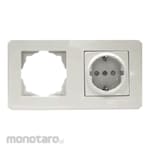 Schneider Electric Stop Kontak 2-Gang (1 Stop Kontak + 1 Frame) (Power Socket/Power Outlet)