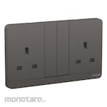 Schneider Electric Stop Kontak 2-Gang LED + Saklar AvatarOn Series (Power Socket/Power Outlet)