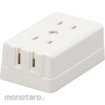 Toshiba Lighting & Technology Stop Kontak 3-Gang L-Shaped (Power Socket/Power Outlet)
