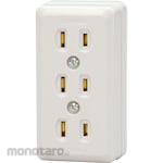 Toshiba Lighting & Technology Stop Kontak 3-Gang Persegi (Power Socket/Power Outlet)