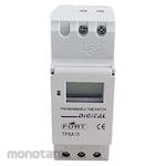 Fort Timer Digital Mingguan - Pemasangan DIN Rel (Pengatur Waktu Otomatis)