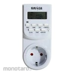 KAISER Stop Kontak Digital Timer (Pengatur Waktu Otomatis)