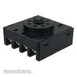 OMRON Shared Socket Round Socket - Back Side Connection (Dudukan Relay)