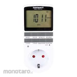 Taffware Stop Kontak Timer Switch Digital 10 Program EU Plug (Electrical Outlet)