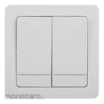 Hager 16AX 2G 2W Switch with Fluorescence