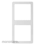 Hager 2G Frame Vertical