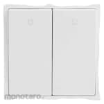 SIMON ELECTRIC 2 Gang 1 Way Switch Module with LED