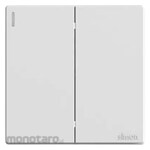 SIMON ELECTRIC 2 Gang 2 Way Switch with Fluorescent