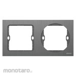 SIMON ELECTRIC 2 Gang Frame Square + Round