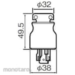 Panasonic Grounding 2P15A Hook Tough Cap