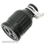 Panasonic Waterproof Rubber Cord Connector Body Grounding 2P