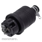 Panasonic Waterproof rubber cord connector body Catch grounding 3P