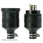 Panasonic Waterproof rubber cord connector hooked ground 3P set product