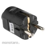 RS PRO Plug Head German Standard Black (Steker)