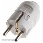 RS PRO Plug Head German Standard White (Steker)