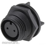 BULGIN Bulgin Circular Connector, 2-Pole, Miniature, PCB Mount, PX0413/02S/PC