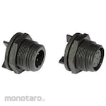 BULGIN Bulgin Circular Connector, 4-Pole, Miniature, Rear Mount, PX0413/04P