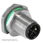 BULGIN Circular Connector 4 Pole M12 Cable Mount Panel Mount