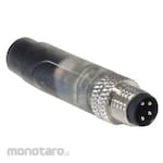 BULGIN Circular connector 4 poles M8 panel mount